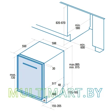 Посудомоечная машина CATA LVI 61013 картинка 2